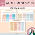 The Cycle of Attachment Styles — attachment theory worksheets for therapists
