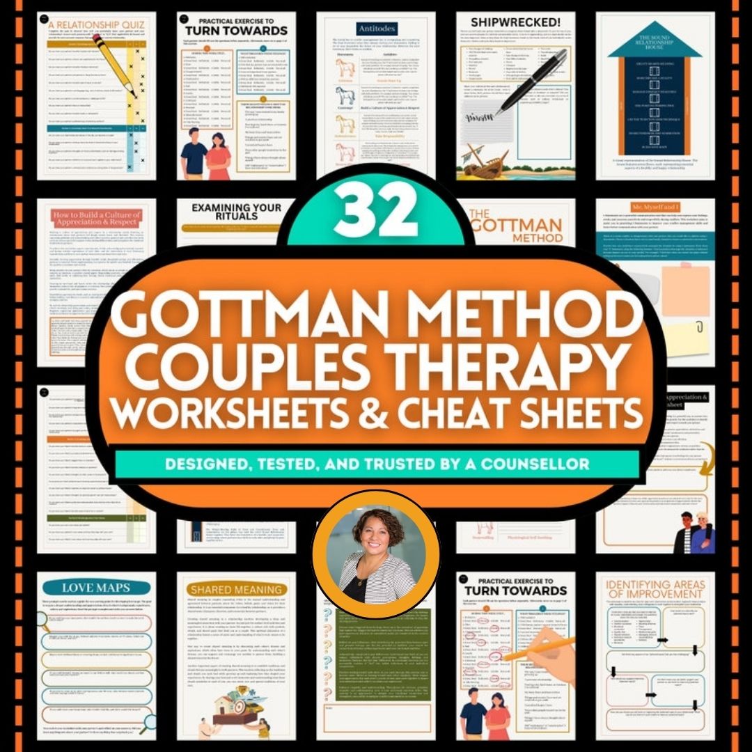 Gottman Method Couples Therapy Worksheets Thrive Today