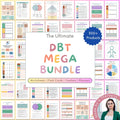 DBT Therapy Bundle — core DBT skills worksheets for private practice therapists