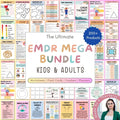 EMDR Therapy Worksheets Mega Bundle — trauma processing tools for therapists, PDF download