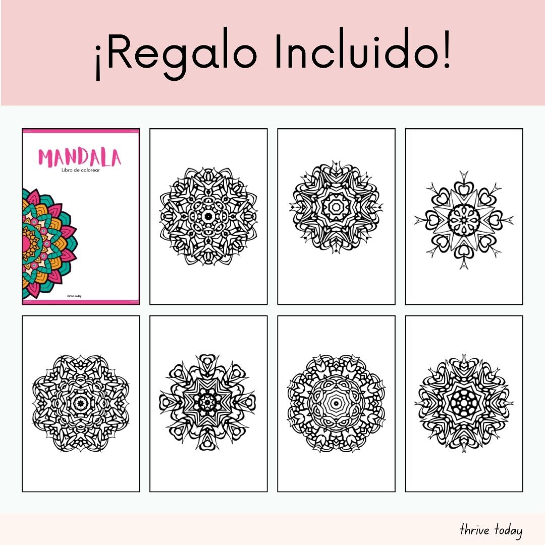 Diario de emociones terapia — printable PDF for bilingual therapy practices