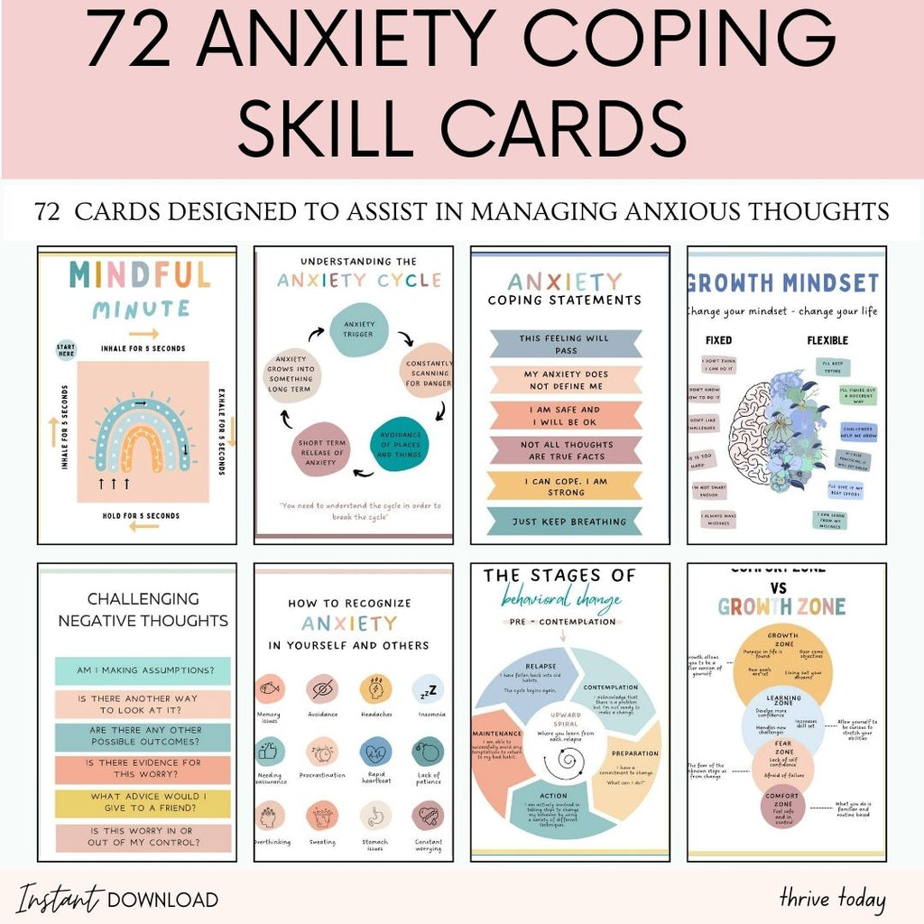 DBT anxiety skills worksheet — distress tolerance exercise for therapists