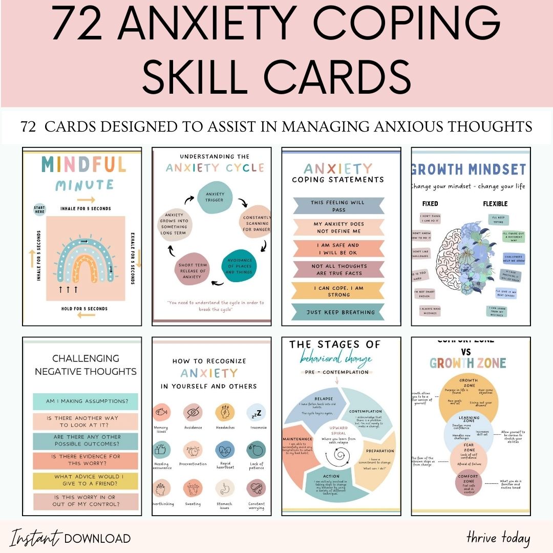 DBT anxiety skills worksheet — distress tolerance exercise for therapists