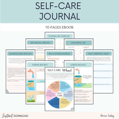 Self Care Worksheets Thrive Today