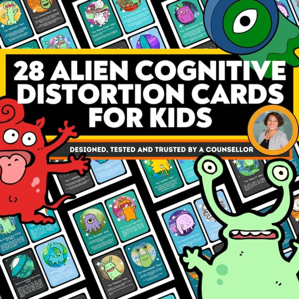 CBT for kids workbook pages — cognitive behavioral activities for child therapists