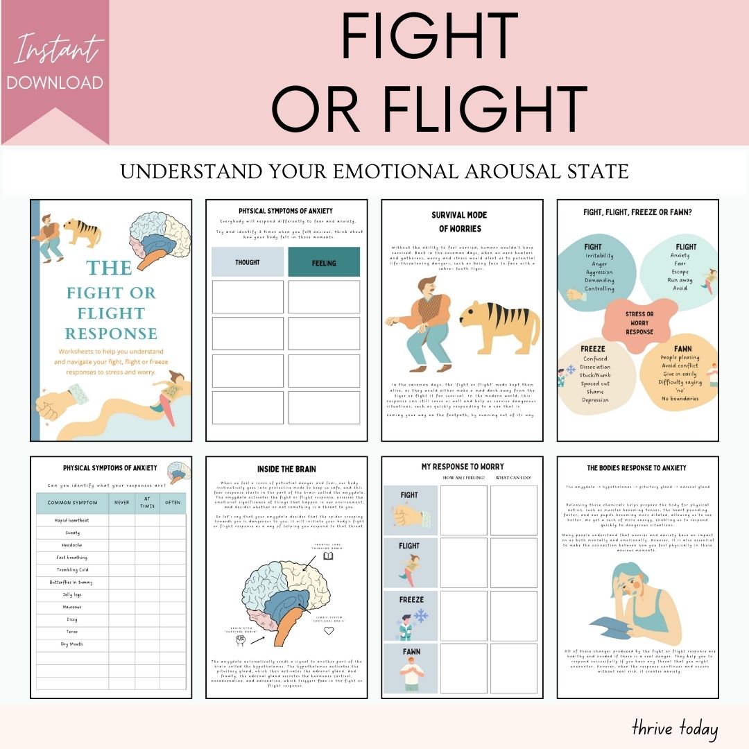 CBT worksheet examples — Therapy Mega Bundle for therapists