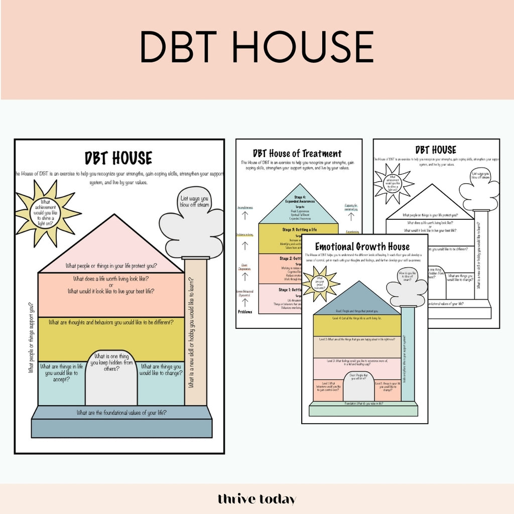 DBT emotion regulation worksheets — fillable PDF for therapists and clients